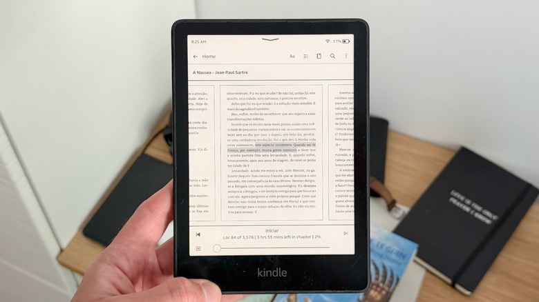 Going back to the Home Screen on Your Kindle