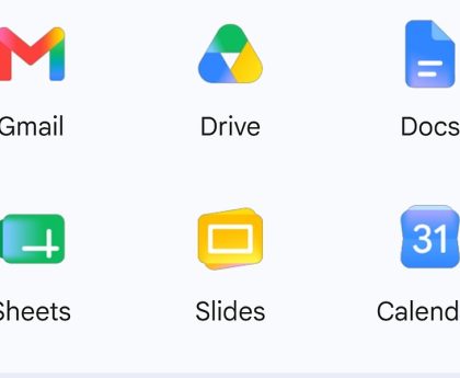 Google Launches Redesigned Workspace App Icons
