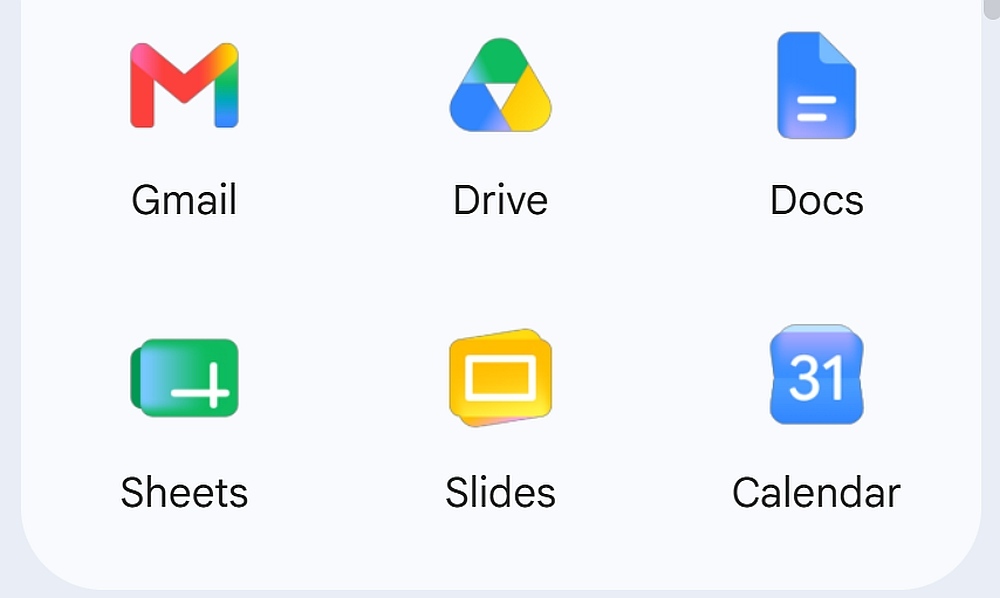 Google Launches Redesigned Workspace App Icons