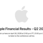 How to Tune into Apple’s Q2 2026 Earnings Call Live Stream