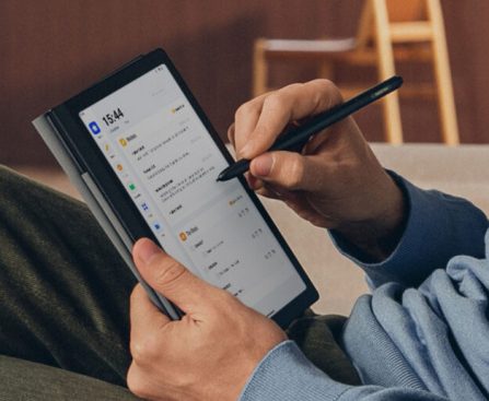 Huion Note E: 8.4-Inch Android 15 Electronic Notebook with Battery-Free, Pressure-Sensitive Stylus