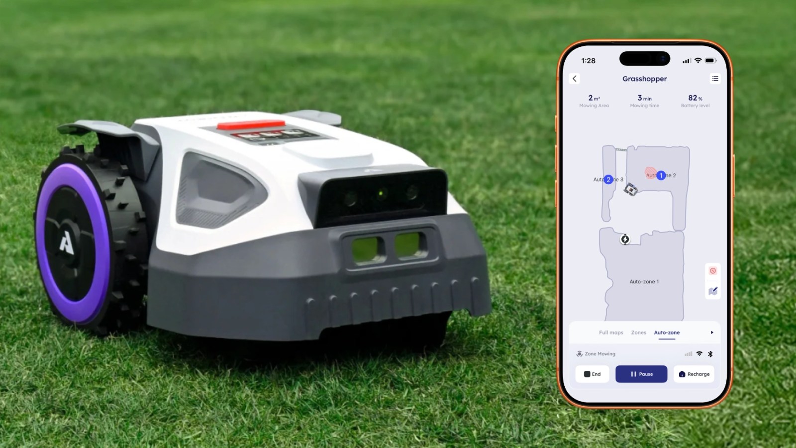 iPhone-Operated Anthbot M9 Robot Lawn Mower Automates Lawn Care Responsibilities