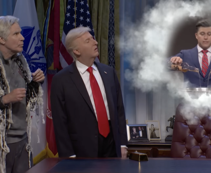 Jeffrey Epstein's Ghost Visits Trump in SNL Season Finale Cold Open