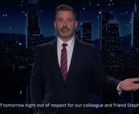 Jimmy Kimmel Delivers an Emotional Farewell to Stephen Colbert