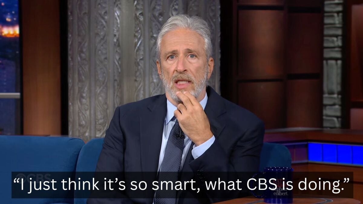 Jon Stewart Reveals His True Thoughts to Stephen Colbert on The Late Show's Conclusion