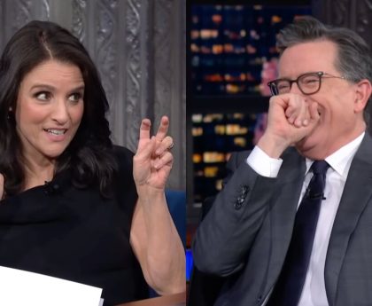 Julia Louis-Dreyfus Delivers a Veep-Style Roast to Stephen Colbert