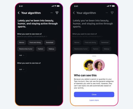 Meta to Inform Parents of Teens' New Interests on Instagram Algorithm