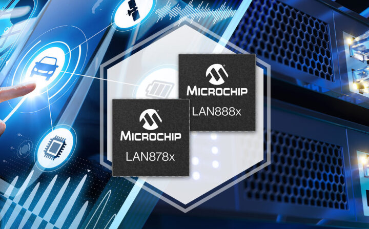 Microchip Introduces LAN878x and LAN888x SPE Transceivers Featuring MACSec, TSN, and FuSA
