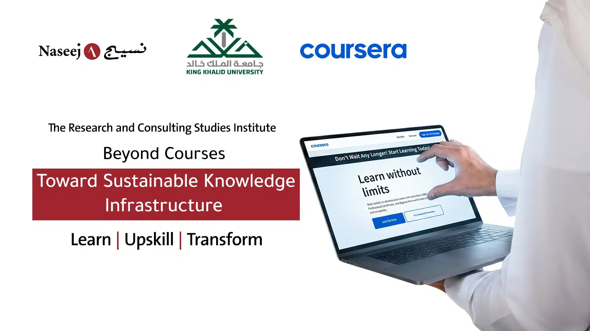 Naseej and the Research and Consulting Studies Institute Partner with Coursera to Boost Future Skills Development