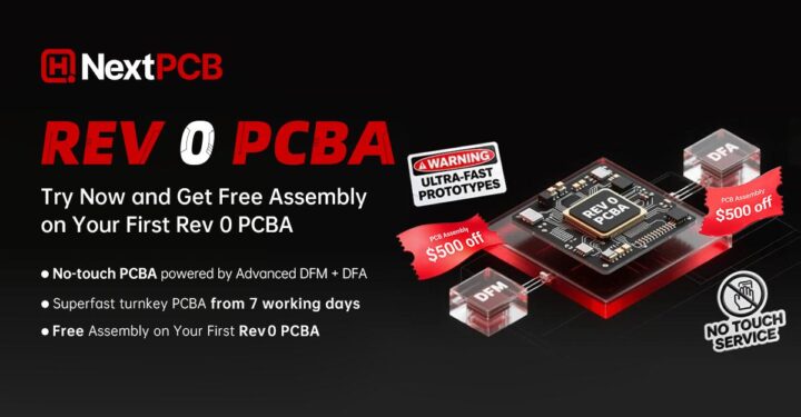 NextPCB Launches Rev 0 PCBA — Automated, No-Touch Prototype Assembly for Speed and Predictability (Sponsored)