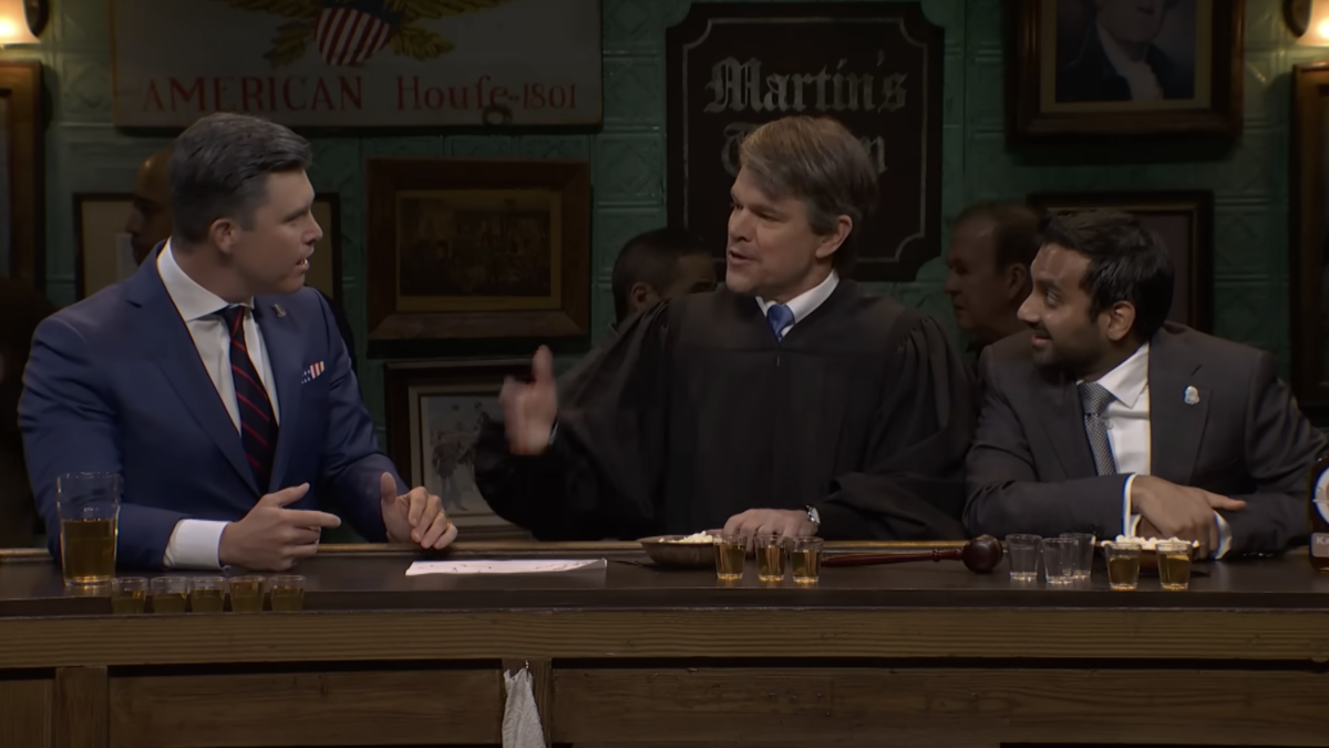 Pete Hegseth and Brett Kavanaugh Hit the Bar in 'SNL' Cold Open
