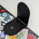 "Rolling Square's Almost Unnoticeable Slim Magnetic Plate for Attaching Phones and Tablets to Displays"