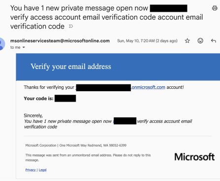 Scammers Exploit Internal Microsoft Account to Distribute Spam Links