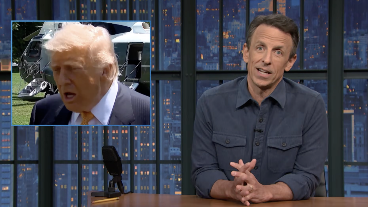 Seth Meyers Responds to Trump's Statement on Not Considering Americans' Financial Situations