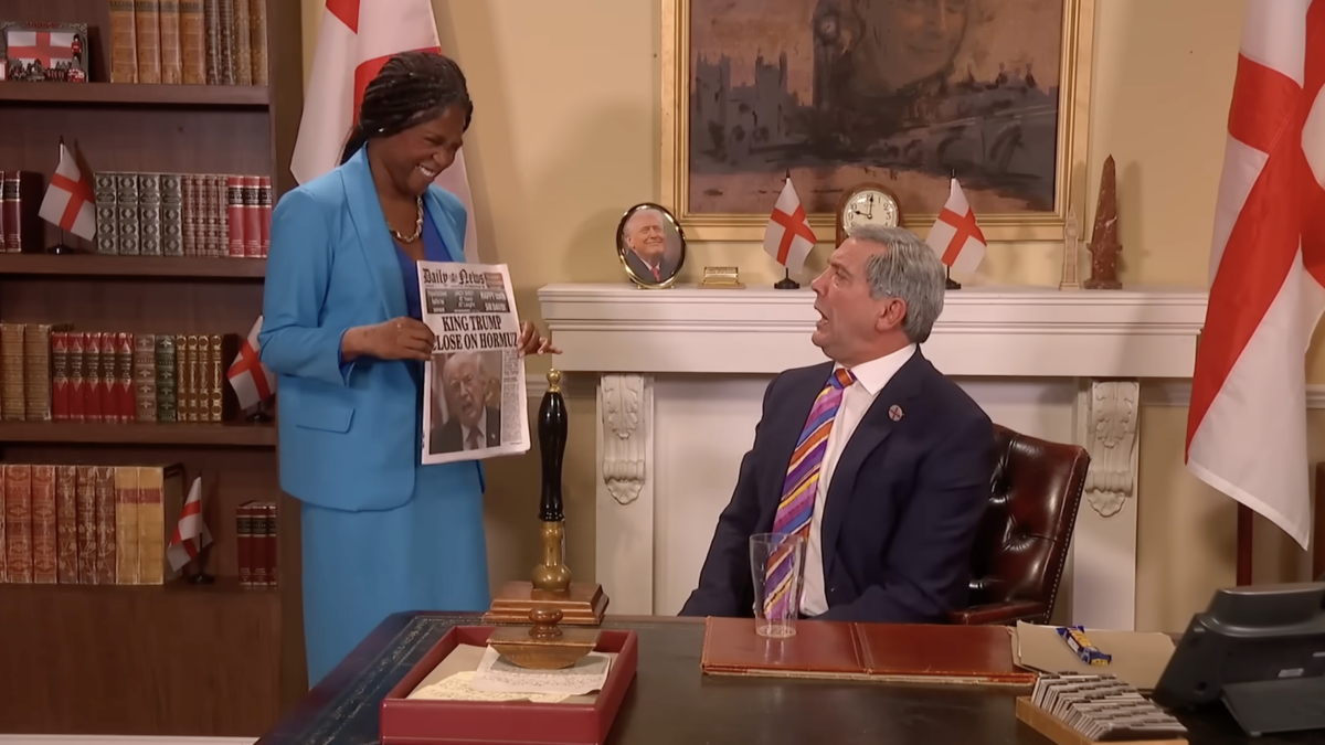 'SNL UK' Cold Open Offers a Frightening Glimpse of Trump and Farage 20 Years Ahead