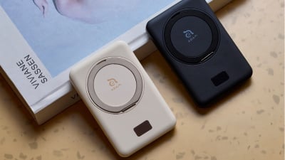Stay Powered on the Go for $60 with This Compact Power Bank and Built-In Stand