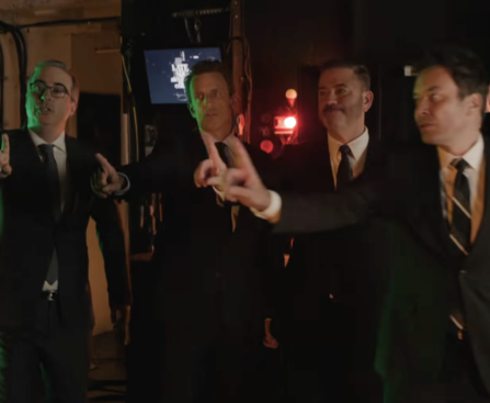 Stephen Colbert Joins Late Night Hosts to Combat a Giant, Show-Ending Wormhole