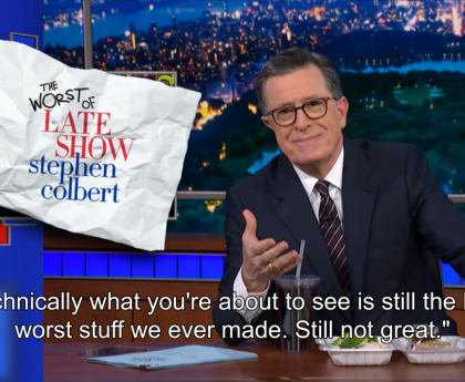 Stephen Colbert Releases Late Night's Best Unaired Sketches on YouTube