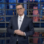 Stephen Colbert Responds to Trump’s UFO Files with Only Céline Dion Clips