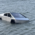 Tesla Cybertruck Tested in Lake for Wade Mode; Ends Poorly.