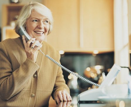 The Explanation for Coiled Wires on Landline Telephones Rather than Straight
