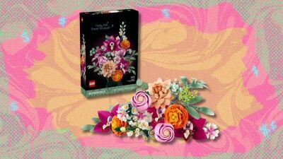 The Lego Botanicals Pretty Pink Flower Bouquet is the perfect Mother's Day gift — save over $10 at Amazon