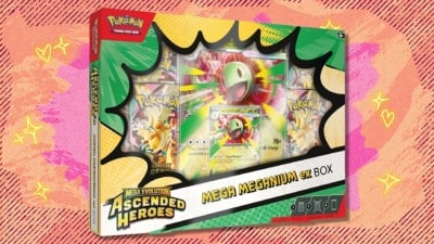 The Pokémon TCG Ascended Heroes Mega Meganium ex Box is on sale at Amazon — save nearly $10