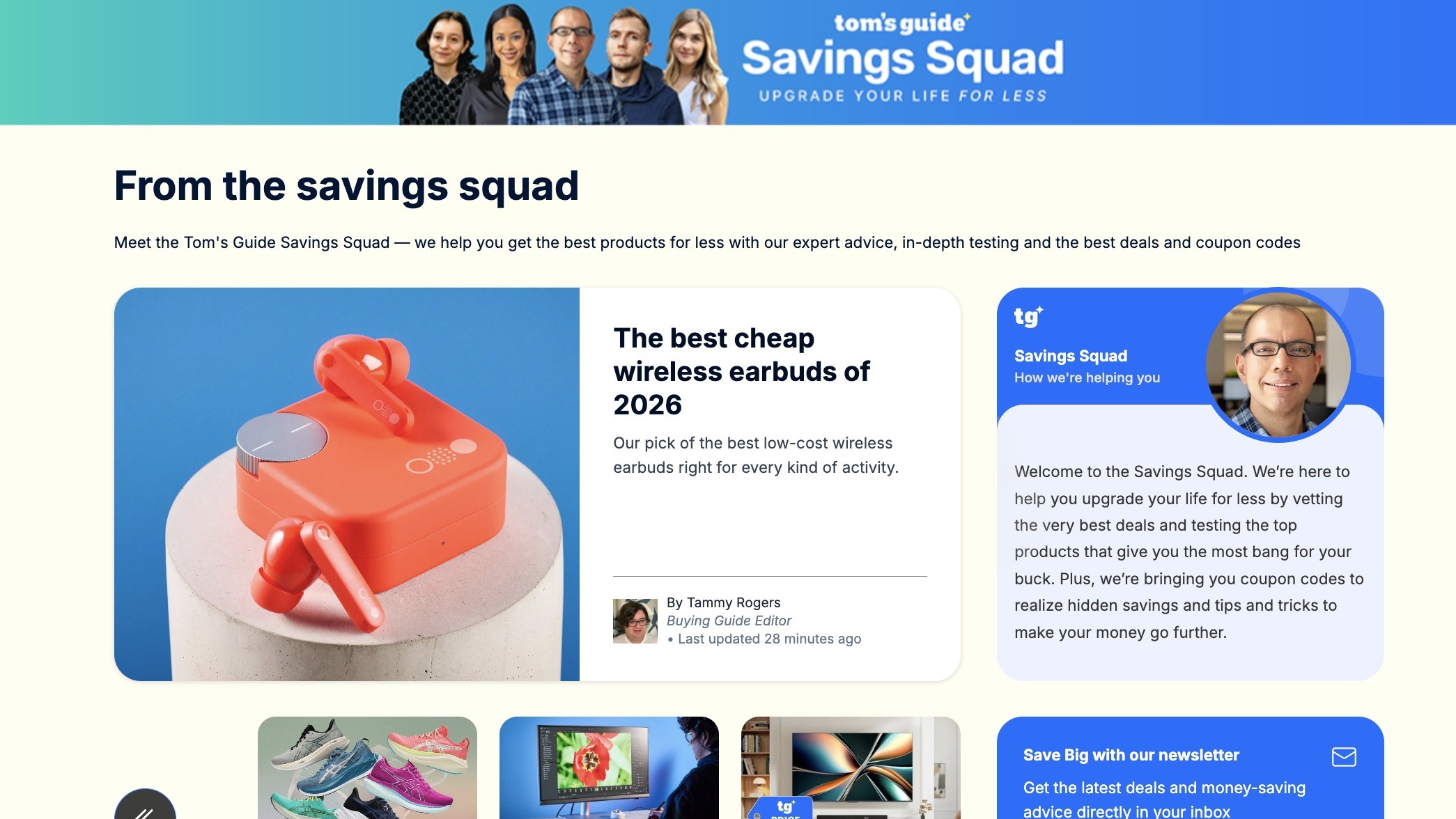The Tom's Guide Savings Team: Professional Perspectives on Discovering Hidden Major Bargains