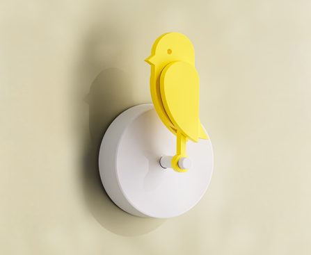 This mechanical bird stops functioning when your home’s air quality worsens