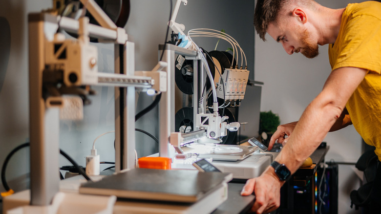 Three Typical Problems Addressed by a 3D Printer
