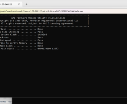 Upgrading the BIOS of a Windows 11 Mini PC with BitLocker: My 2026 Experience