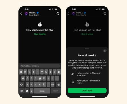 WhatsApp Introduces Incognito Mode for Meta AI Chats