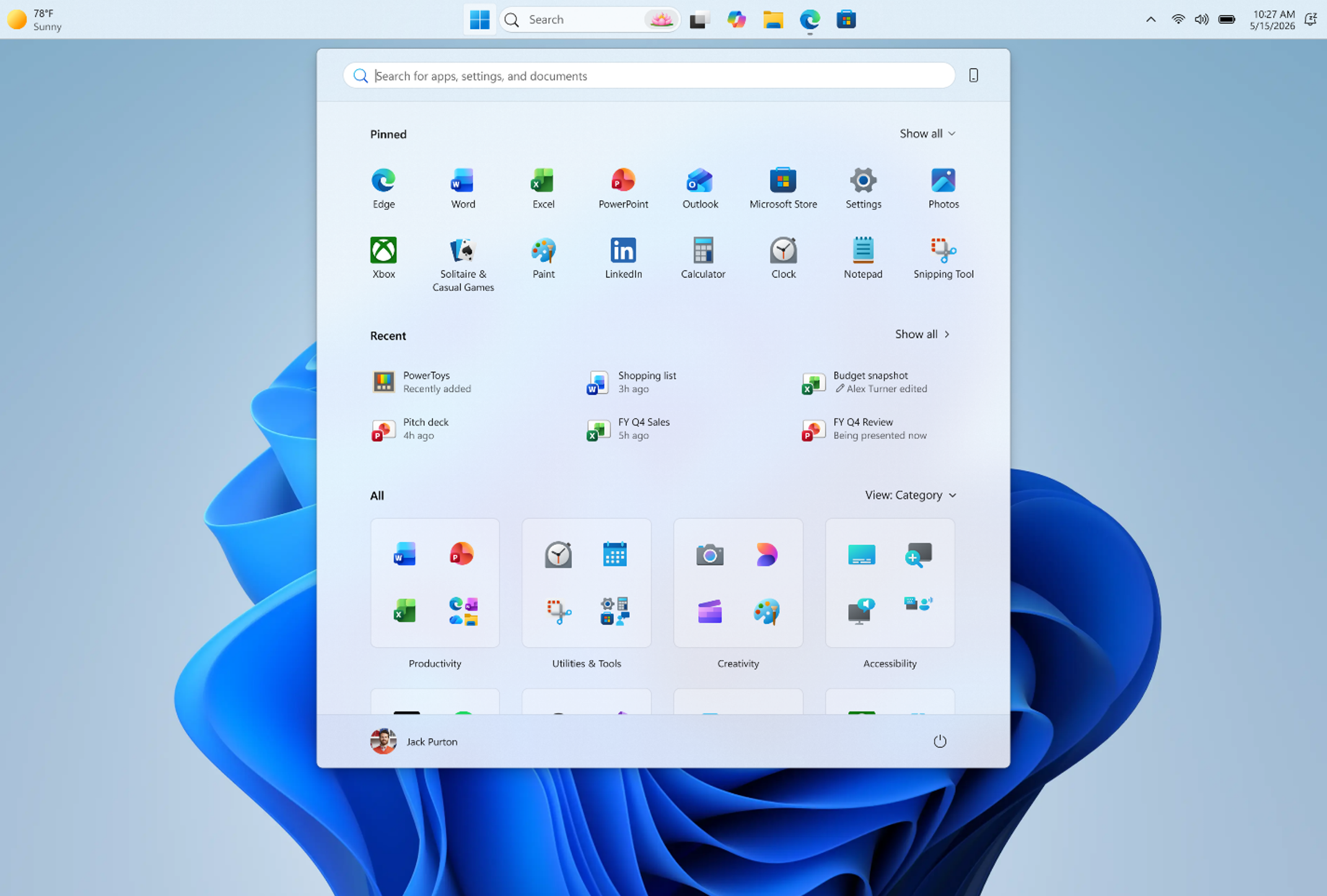 Windows 11 Explores Adjustable Taskbar and Resizable Start Menu